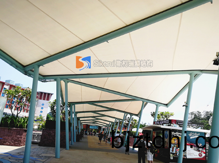 如(ru)何設(she)計好膜結(jie)構(gou)遮陽棚(peng)‍？