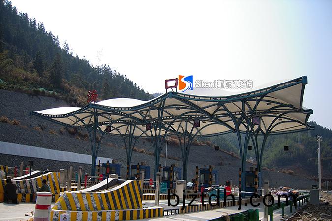 湯(tang)口(kou)收費(fei)站(zhan)膜(mo)結(jie)構項目(mu)