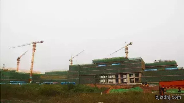 北师大沙河新校区G区施工现场